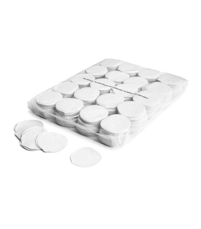 TCM FX - Lassú esésű Konfetti Rózsaszirom Ø 55mm - Fehér - 1 kg